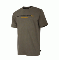 SG4 Logo T-Shirt - Short SLEEVE - LODEN GREEN - 100% COTTON- SVS161118X - SAVAGE GEAR